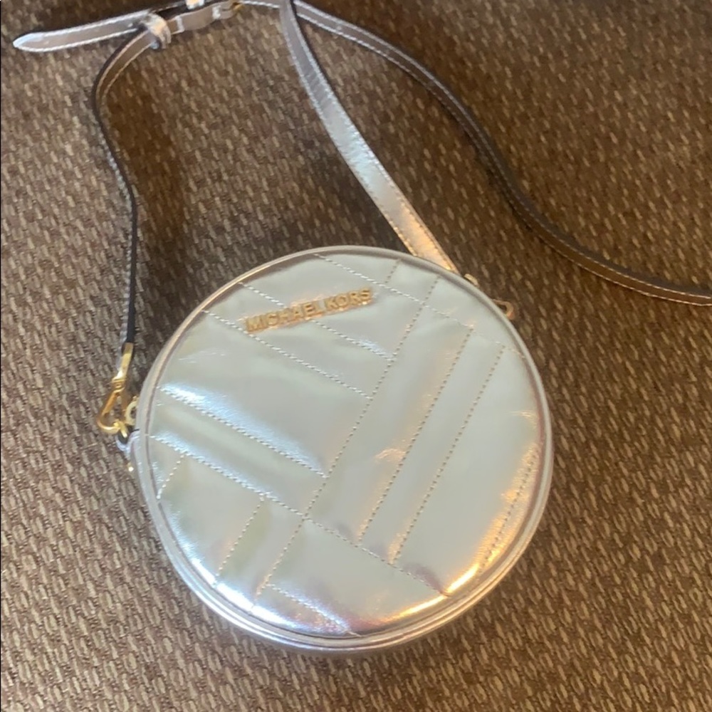 Michael Kors Metallic Canteen Crossbody